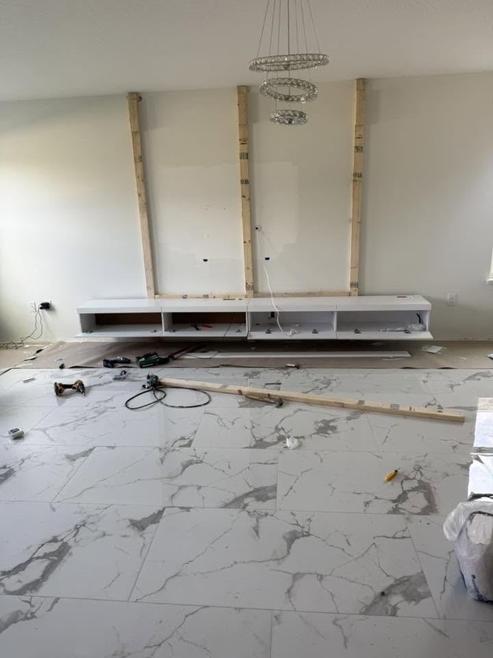 Framing for custom accent wall